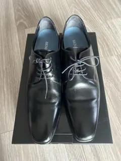 BENIR 黒 レザー ドレスシューズ　26.5cm
