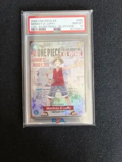 PSA10 ルフィ バスケットボール 英語 ワンピース プロモ カレッジ