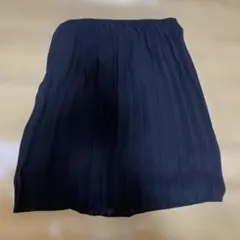 ニームエニーム　シフォンプリーツスカート　黒のサムネイル