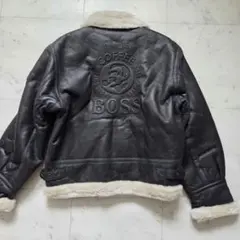 最終値下げ‼ 90s ヴィンテージ GUESS レザー ジャケット 黒白 398 値段交渉可‼ 90s ヴィンテージ GUESS レザー ジャケット 黒白 398