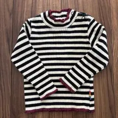BACK ALLEY 長袖カットソー ボーダー 80cmのサムネイル