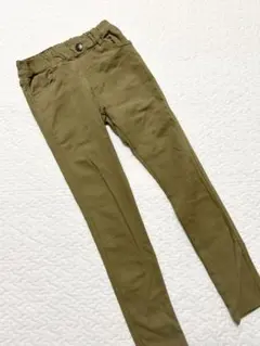 branshes カーキ裏起毛パンツ