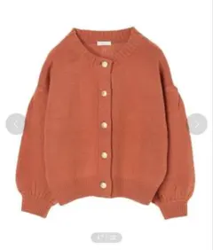 アースミュージック＆エコロジー　レトロボタンニットカーディガン