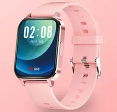 ❤スマートウォッチ レディース 1.7インチ大画面 IP68防水 ピンク