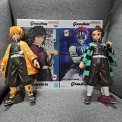 箱あり未開封　鬼滅の刃　Grandista 冨岡義勇 猗窩座 箱なし　炭治郎善逸