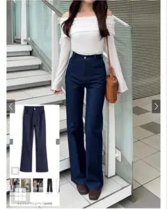 グレイル　セミフレアデニムパンツ　xs