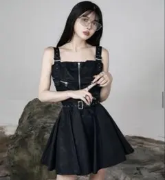 Darich ナイロンジャンパーミニワンピース