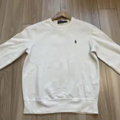 現行POLO RALPH LAUREN ラルフローレン　スウェット 白　メンズ