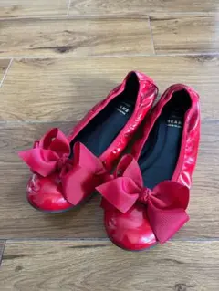 BEAMS September moon リボンシューズ