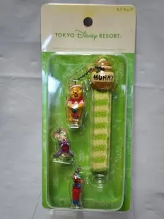 【レトロ品】ディズニーリゾート　昔のプーさんストラップ