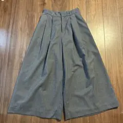 アーバンリサーチロッソ　グレーワイドパンツ36