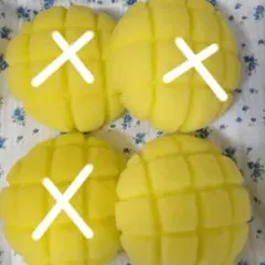 夏休みの工作　スクイーズ用スポンジ　スクイーズ手作り　ハンドメイド　メロンパン⑥