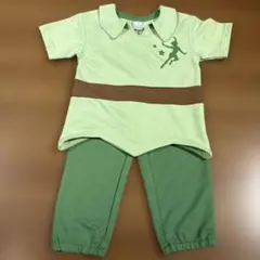 90cm ピーターパン　なりきり　セットアップ　半袖　仮装　新品