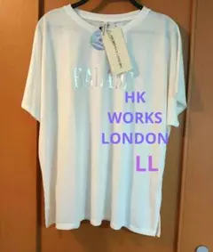 HK WORKS LONDON ロゴTシャツ・LL・新品未使用品のサムネイル
