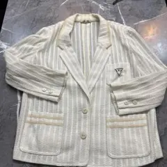 Leilian ホワイト　サマージャケット