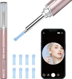 耳かき カメラ スコープ 3.9mmレンズ 1920P画質 500万画素 ピンク