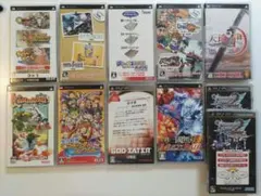 【マニア向け】PSPソフト体験版11本セット ファミ通付録、ゴッドイーター他