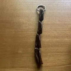新品 Llife SIENNA レザーキーホルダー ブラウン ワケアリ】Llife LEATHER KEY CHAIN SIENNA - メルカリ