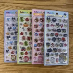 たまごっちボンボンドロップシール 4枚セット まめっち めめっち くちぱっち