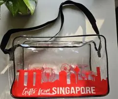 新品未使用　クリアショルダーバッグSINGAPORE