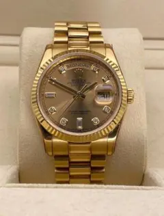 ROLEX デイデイト 18Kゴールド ダイヤモンド