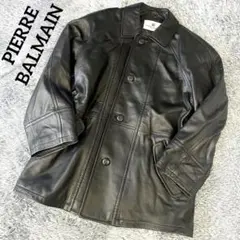 【美品】ピエールバルマン ラムレザー コート ジャケット 裏地キルティング 黒 楽天市場】バルマン レザー コートの通販