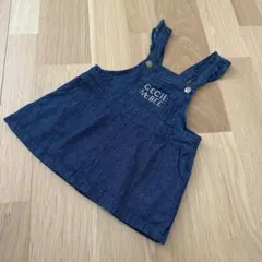 バースデイCECIL McBEE ダークブルー サロペットスカート 95cm