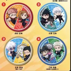 ✨おまけ付き✨くら寿司✖️呪術廻戦 ラバーコースター 全4種コンプリート
