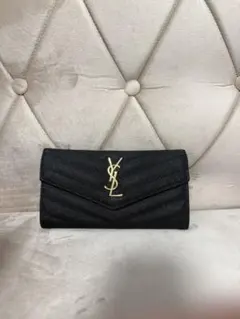 YSL ブラック 長財布 ゴールド金具のサムネイル