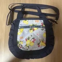 レスポートサックチェスティレモン柄 ショルダーバッグ