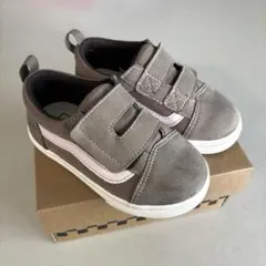 VANS オールドスクール 16cm ベージュピンク キッズシューズ 箱有