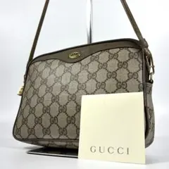 ✨美品✨ グッチ ショルダーバッグ GGスプリーム インターロッキング レザー