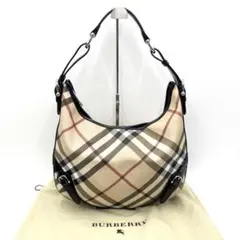BURBERRY バーバリー メガチェック　ショルダーバッグ PVCレザー