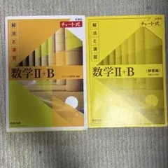 チャート式　新課程　解法と演習　数学II+B