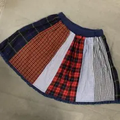 ファミリア 120 パッチワークスカート ファミリアチェック