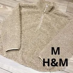 H&M プードルファー ハーフジップ Mサイズ トップス 美品のサムネイル