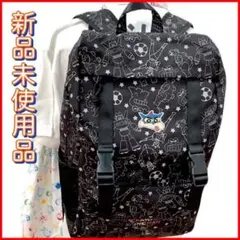 ☆美品☆クレヨンしんちゃん デイパック リュック アクション仮面　総柄 黒　通学