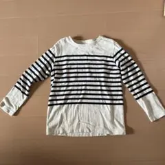 UNIQLO ボーダー柄 長袖カットソー 120