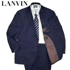 美品✨LANVIN ランバン ストライプ セットアップ 高級スーツ上下