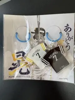 福岡ソフトバンクホークス 中村晃 7番 ユニフォーム型目印チャーム2個セット