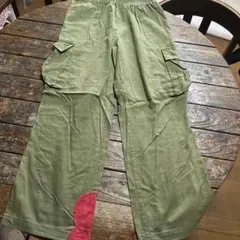 KILLCITYギルシティワイドシルエットジョガーカーゴパンツオリーブLサイズ
