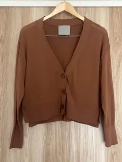 UNFILO ブラウン 長袖カーディガン
