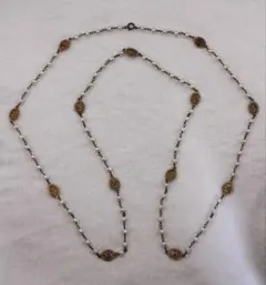 CHANEL ヴィンテージ ロングネックレス コットンパール