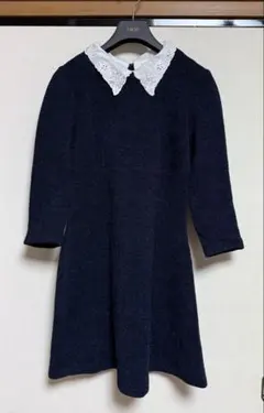 CECIL Mc BEE 襟付き 花柄 ビジュー ワンピース