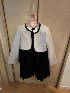THE SHOP TK 白黒ジャケット付きドレス