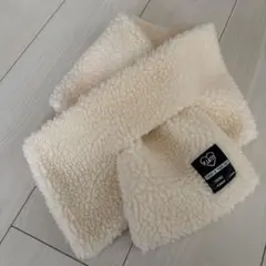 ピンクラテ　マフラー　ティペット