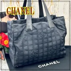 ★極美品★　CHANEL　シャネル　ニュートラベルライン トートバッグ　MMのサムネイル