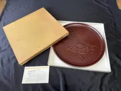 最終値下げ　高岡漆器　丸盆