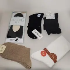 【未使用】ソックス 5点セット　22～25cm