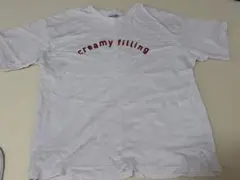 サマンサモスモス creamy filling ロゴTシャツ 화이트
